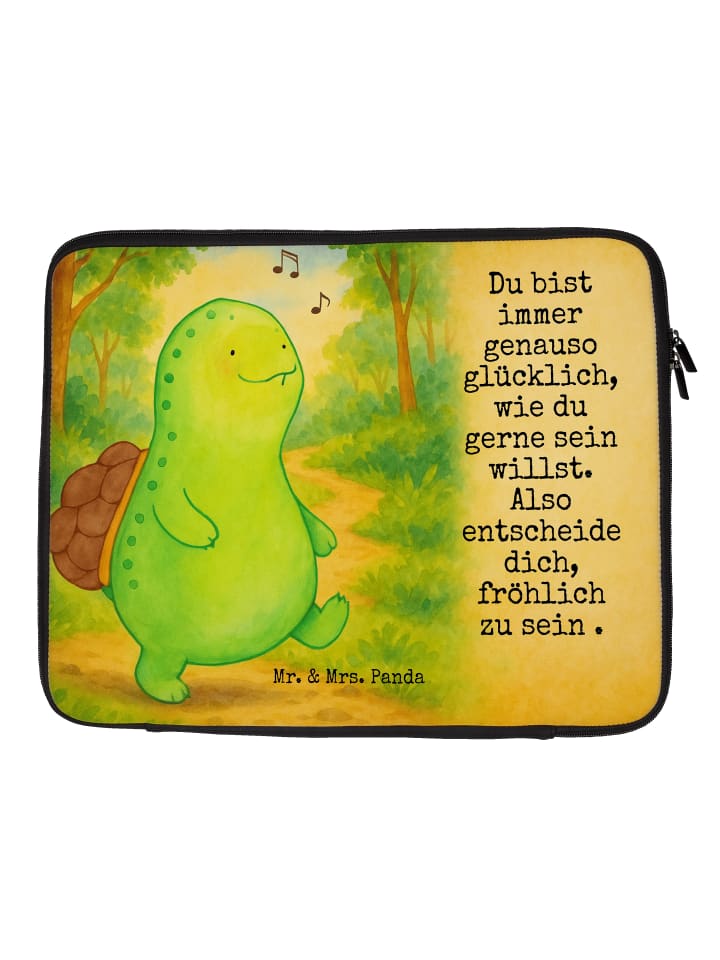 

Mr. & Mrs. Panda Сумка для ноутбука с рисунком в виде черепашьего свистка и... белого цвета