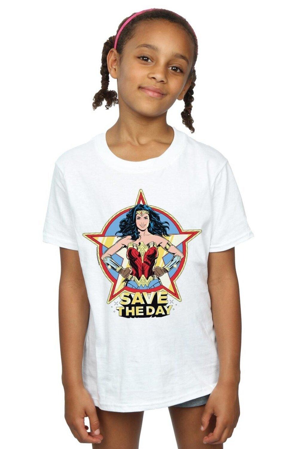 

Хлопковая футболка Wonder Woman 84 Star Design DC Comics, белый