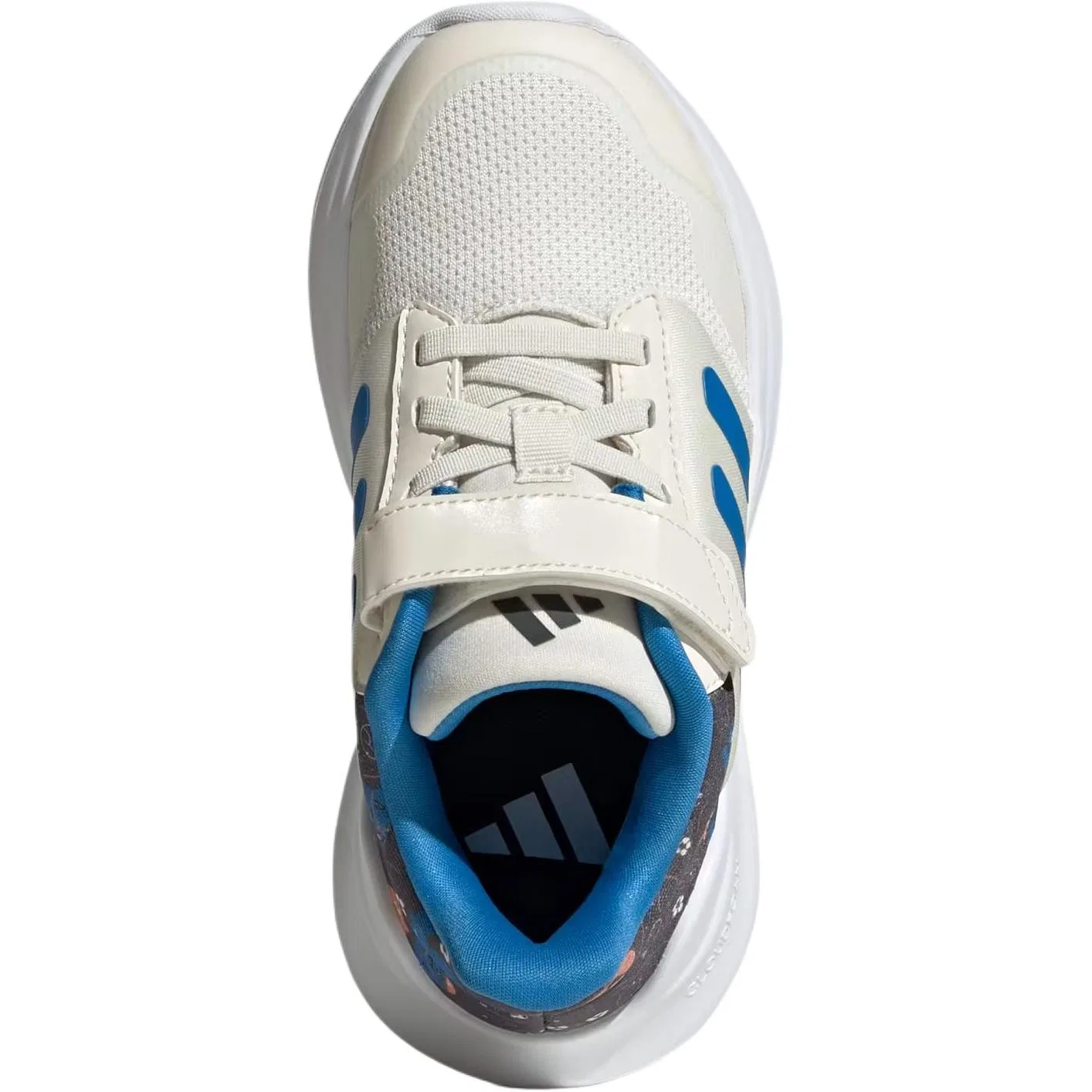 Кроссовки Tensaur Run 3.0 дышащие низкие беговые Ecru Kids Adidas — фото 4