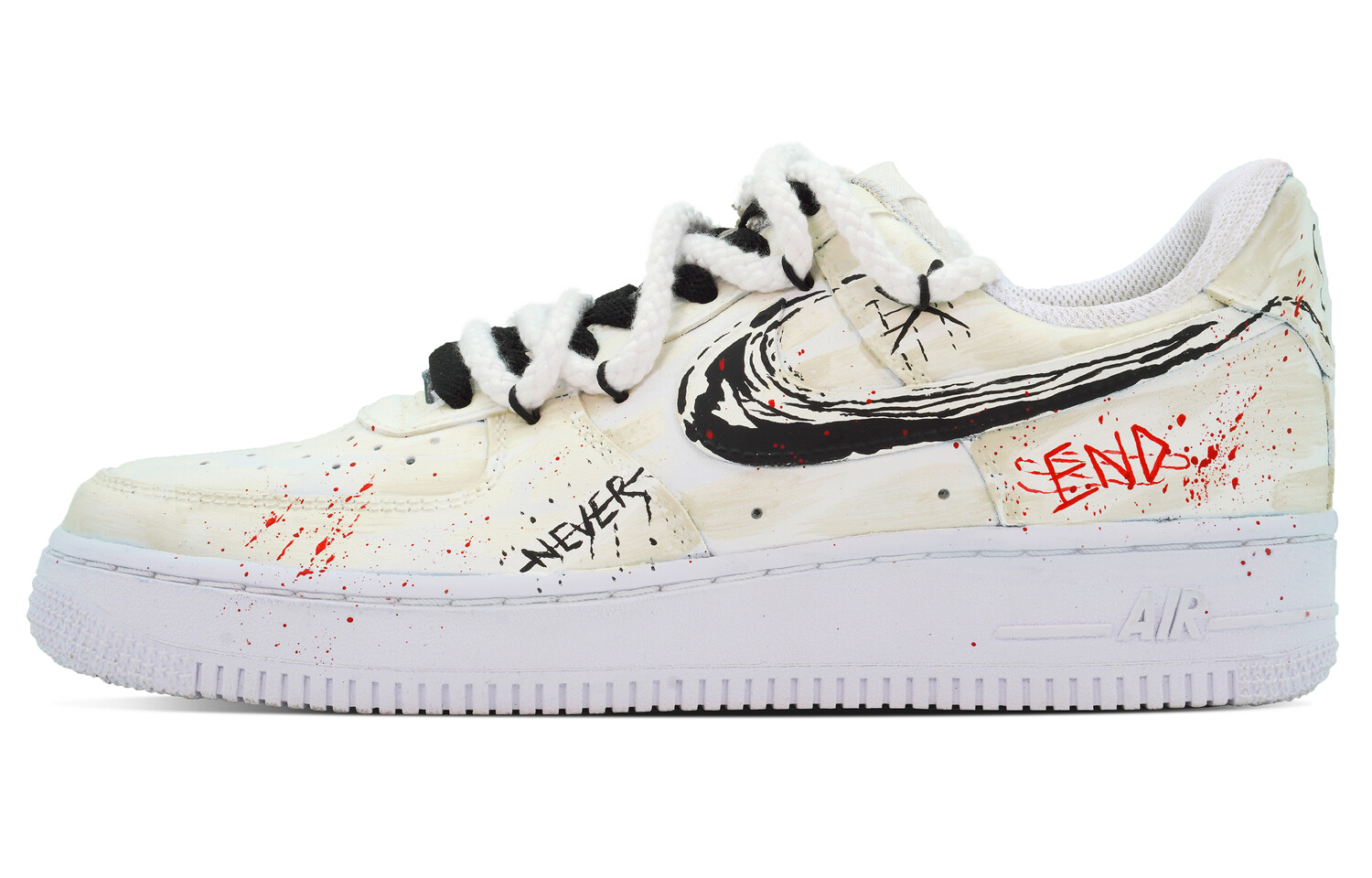 

Мужские кроссовки для скейтбординга Nike Air Force 1, Off-white