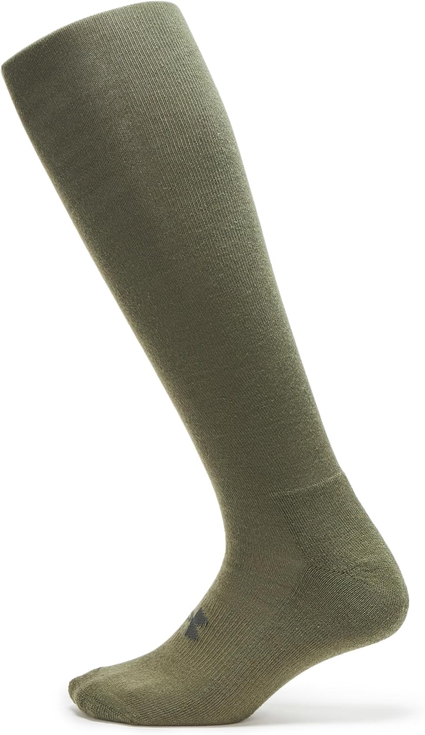 

Under Armour мужские тактические носки Over The Calf, (390) Marine Od Green/Marine Od Green/Baroque Green