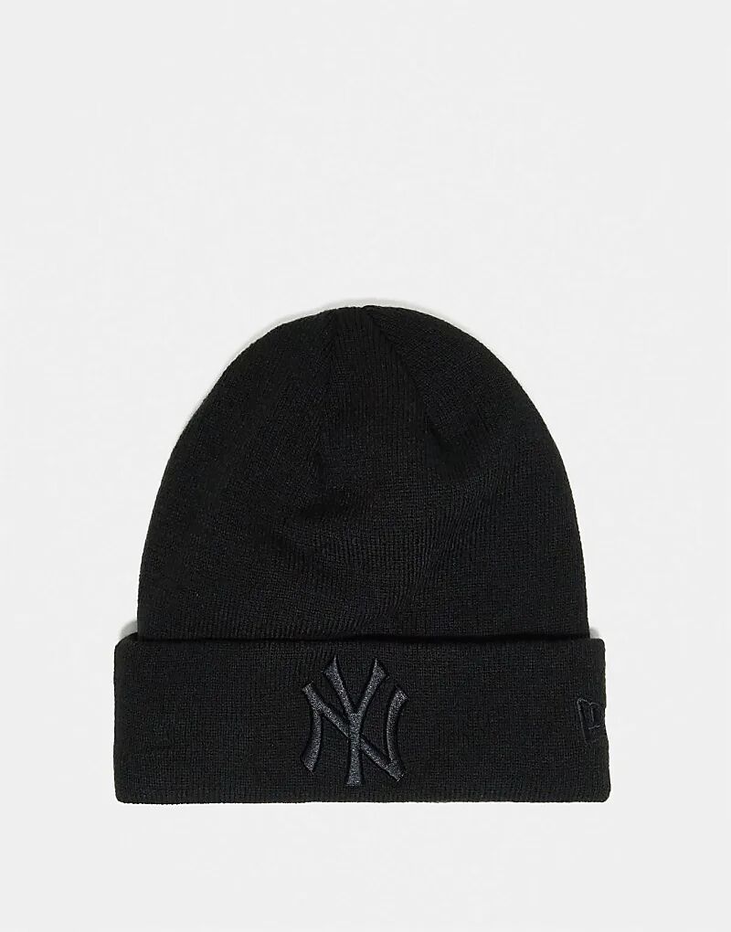 

Кепка с манжетами New Era NY Yankees Logo черного цвета