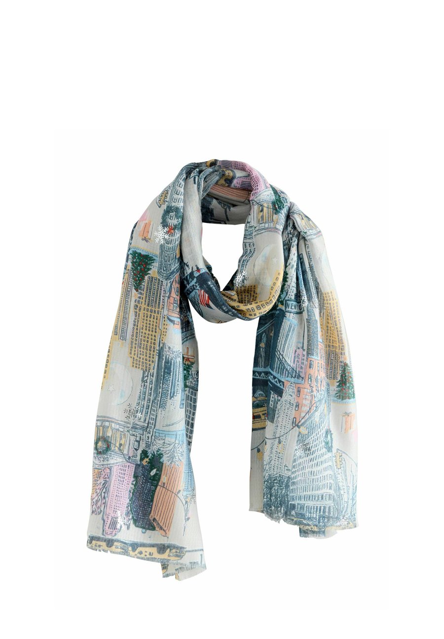 

Шарф Next LIGHTWEIGHT, New York Christmas Scene/Multi-Coloured