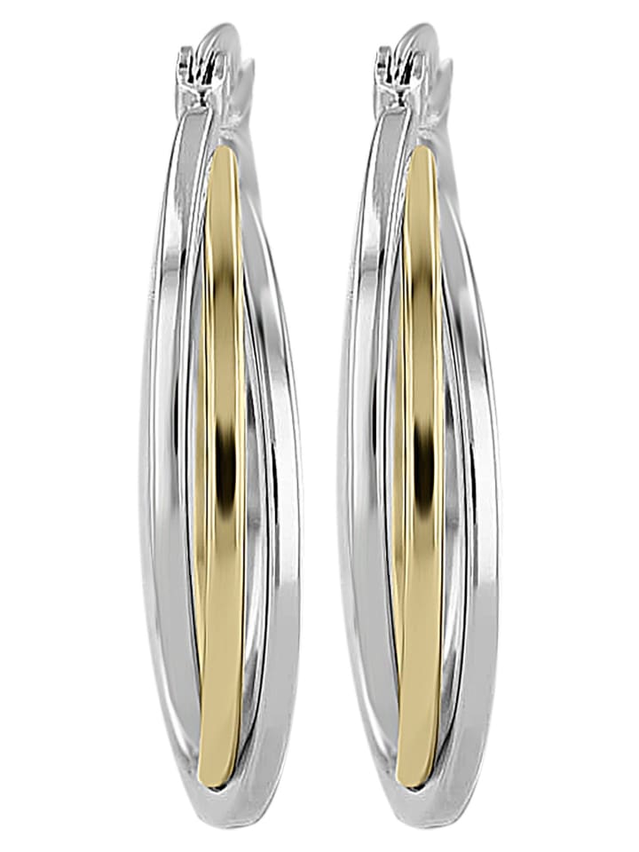 

Adeliás Женские серьги - Серьги-кольца из нержавеющей стали серебристого цвета