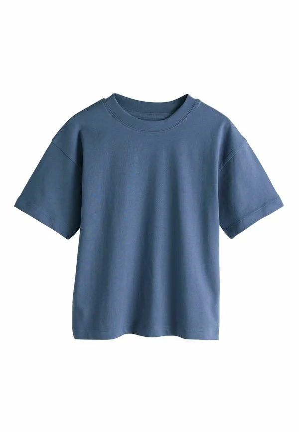 Свободная базовая футболка с коротким рукавом Next, Mid Blue