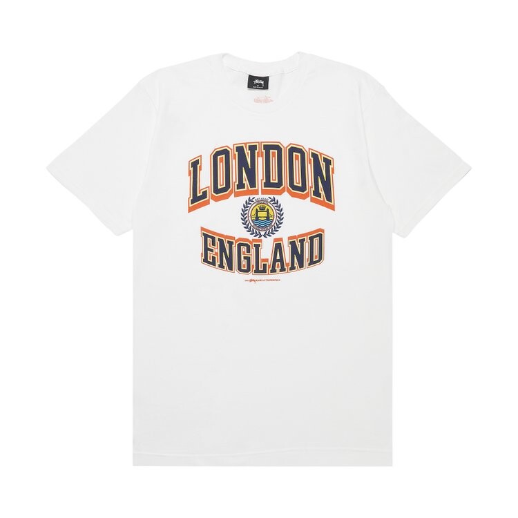 

Футболка Stussy London England 'White', белый