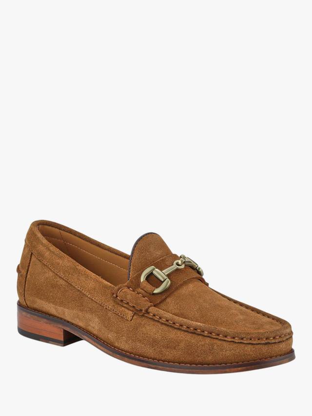 Мокасины из чалой замши Jones Bootmaker, желто-коричневый — фото 2