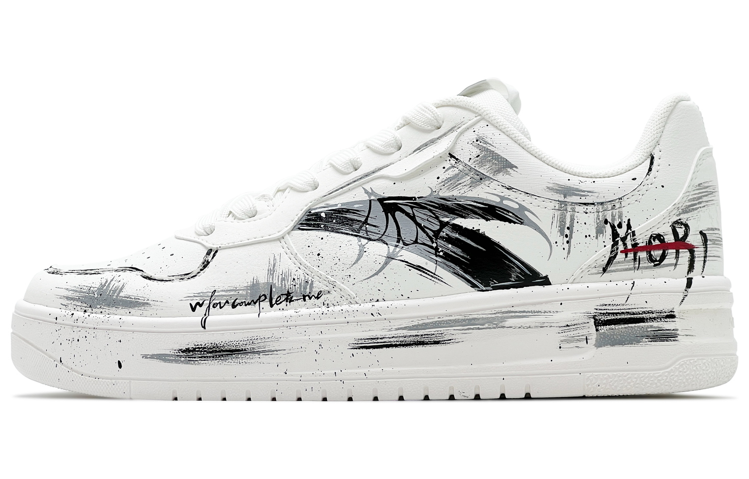 

Расслабленные нескользящие амортизирующие низкие кроссовки для скейтбординга men's ANTA, белый