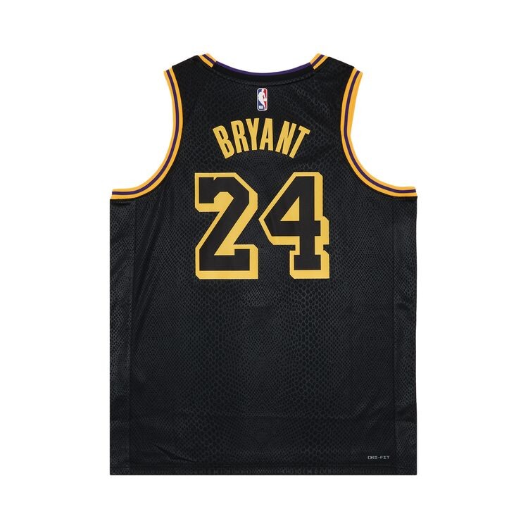 Джерси Nike Kobe Mamba Mentality Los Angeles Lakers City Edition Swingman Jersey Black, черный — фото 2