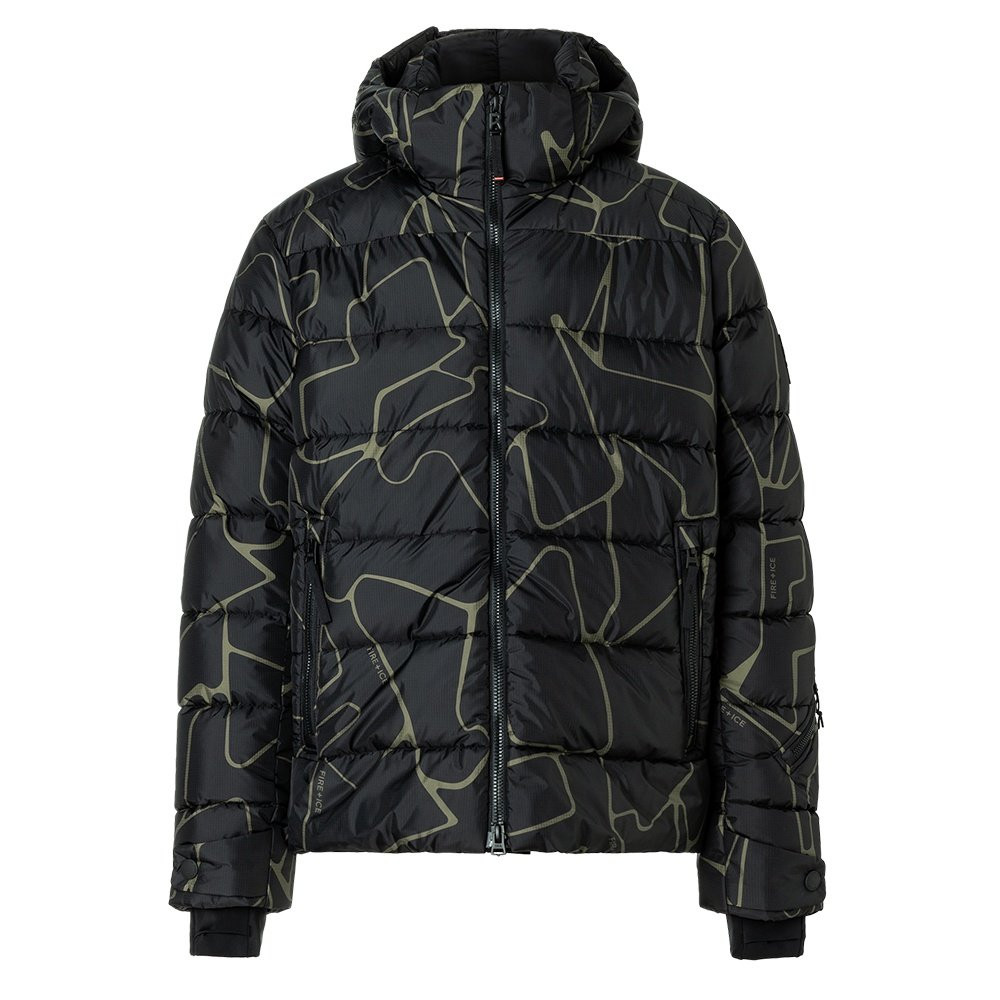 

Утепленная горнолыжная куртка Fire + Ice Luka2 (мужская) - черная, Black