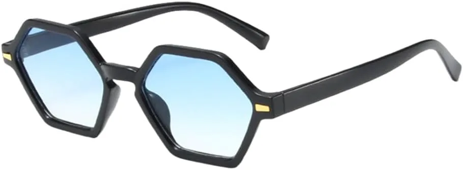 

Модные солнцезащитные очки Polygon для женщин, защита от ультрафиолета UV400, ретро-панк, декор с заклепками, солнцезащитные очки для мужчин MUTYNE, Blue