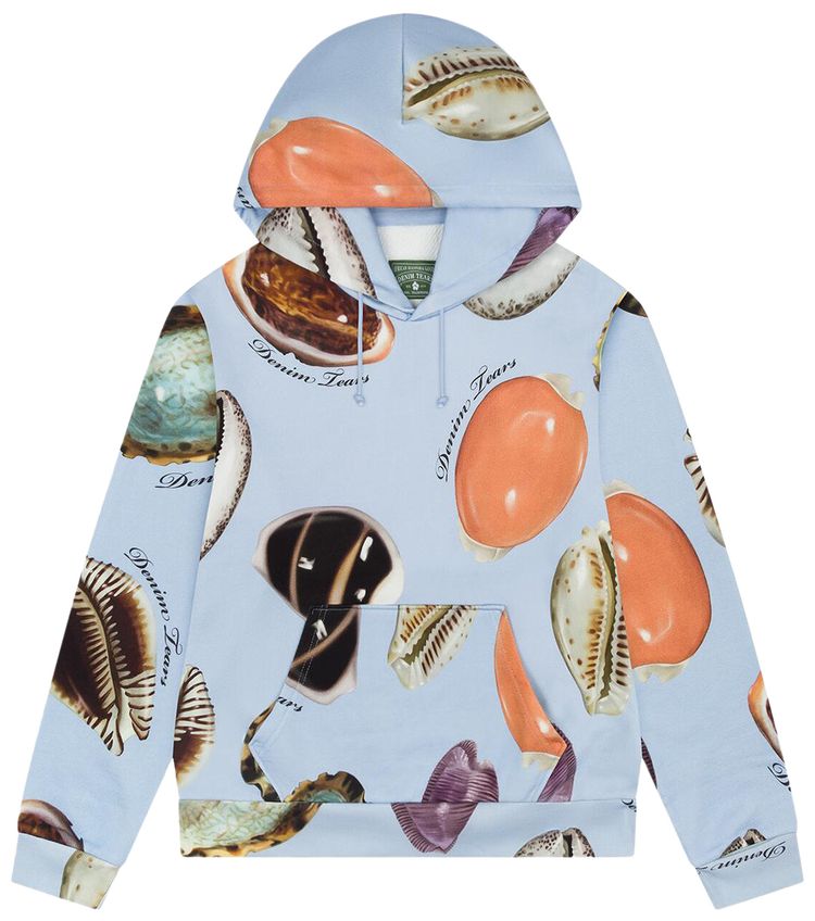 

Худи Denim Tears Shell Hoodie 'Blue', синий