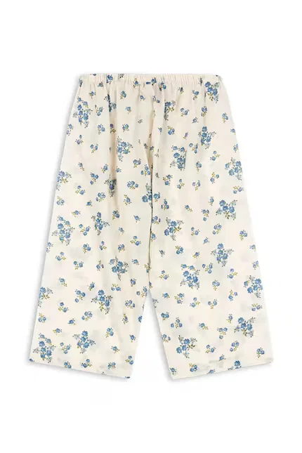 Штаны детские с узором PACEY PANTS Konges Sløjd, бежевый — фото 2