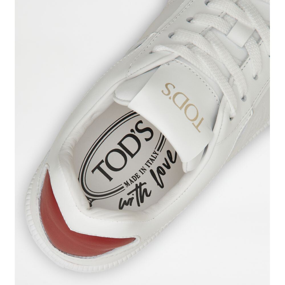 

Кожаные кроссовки Tod's Tabs, мультиколор