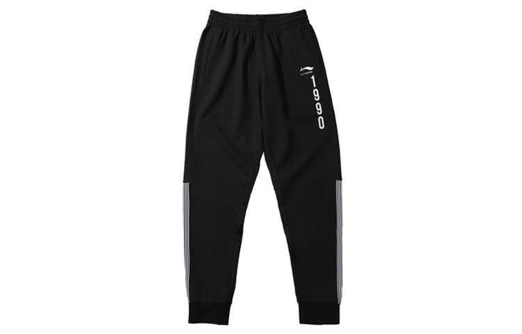 

Трикотажные спортивные брюки мужские черные LINING