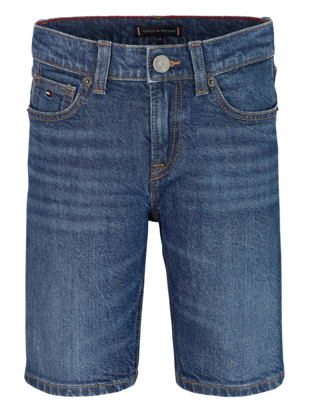 

Хлопковые шорты Tommy Hilfiger Junior, синий