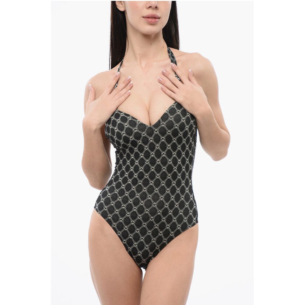 

Черный полиэстеровый купальник Armani, Black