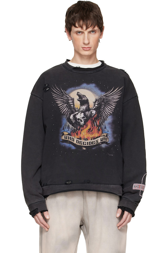 

Who Decides War Толстовка «Черная луна»