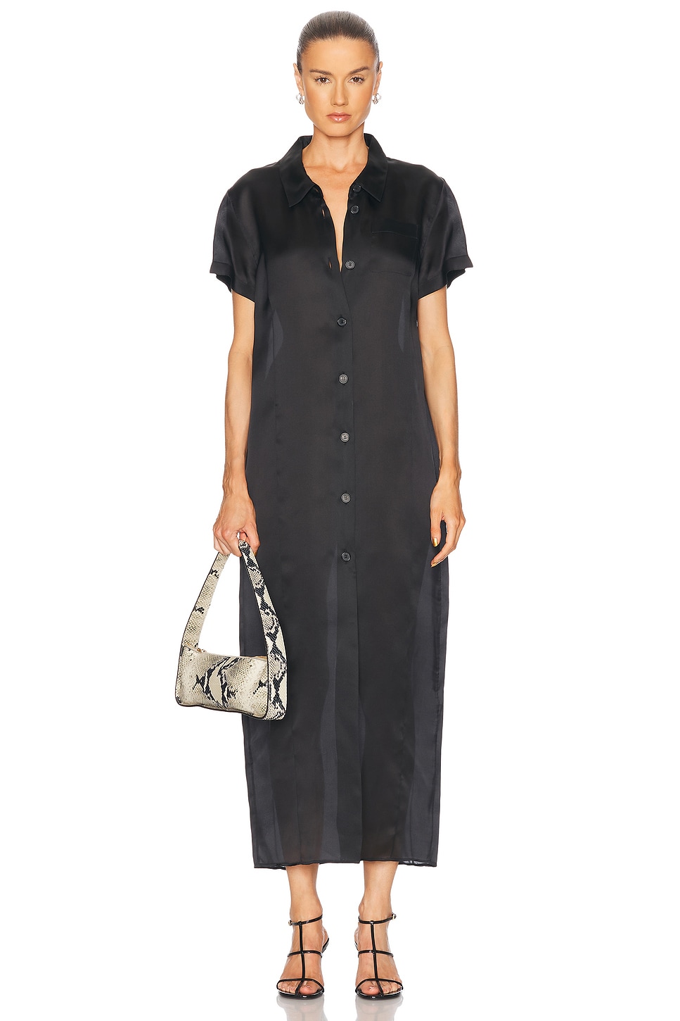 

Платье Effy из органзы Khaite, Black