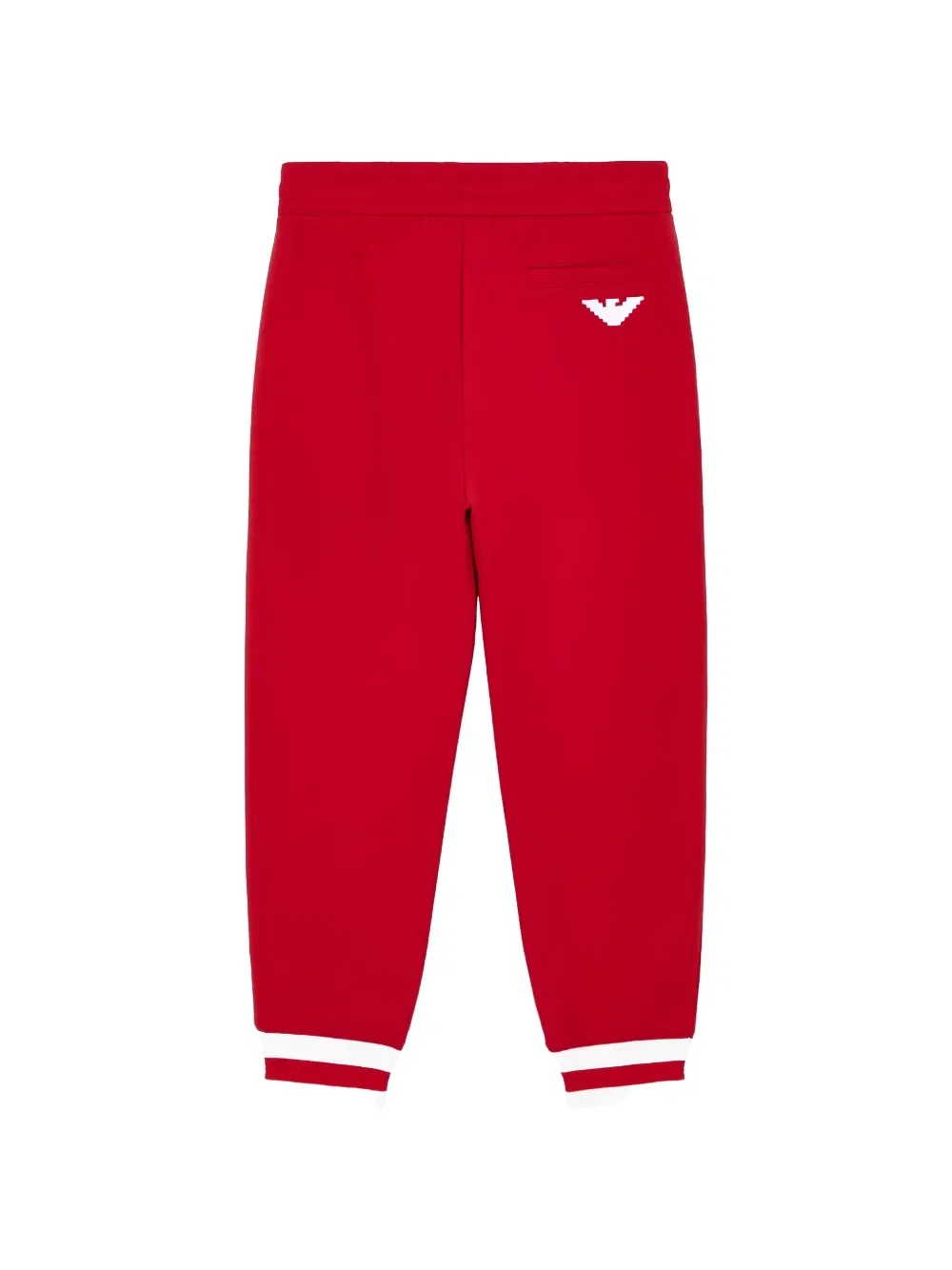 Спортивные брюки с логотипом Emporio Armani Kids, красный — фото 2
