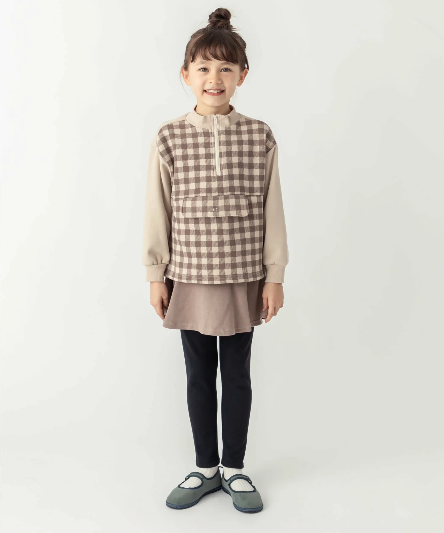 Шорты-юбки на флисовой подкладке Ever Closet, цвет Mocha — фото 2