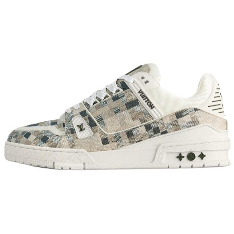 LOUIS VUITTON Кроссовки для скейтбординга Trainer High Top, мужские, белые
