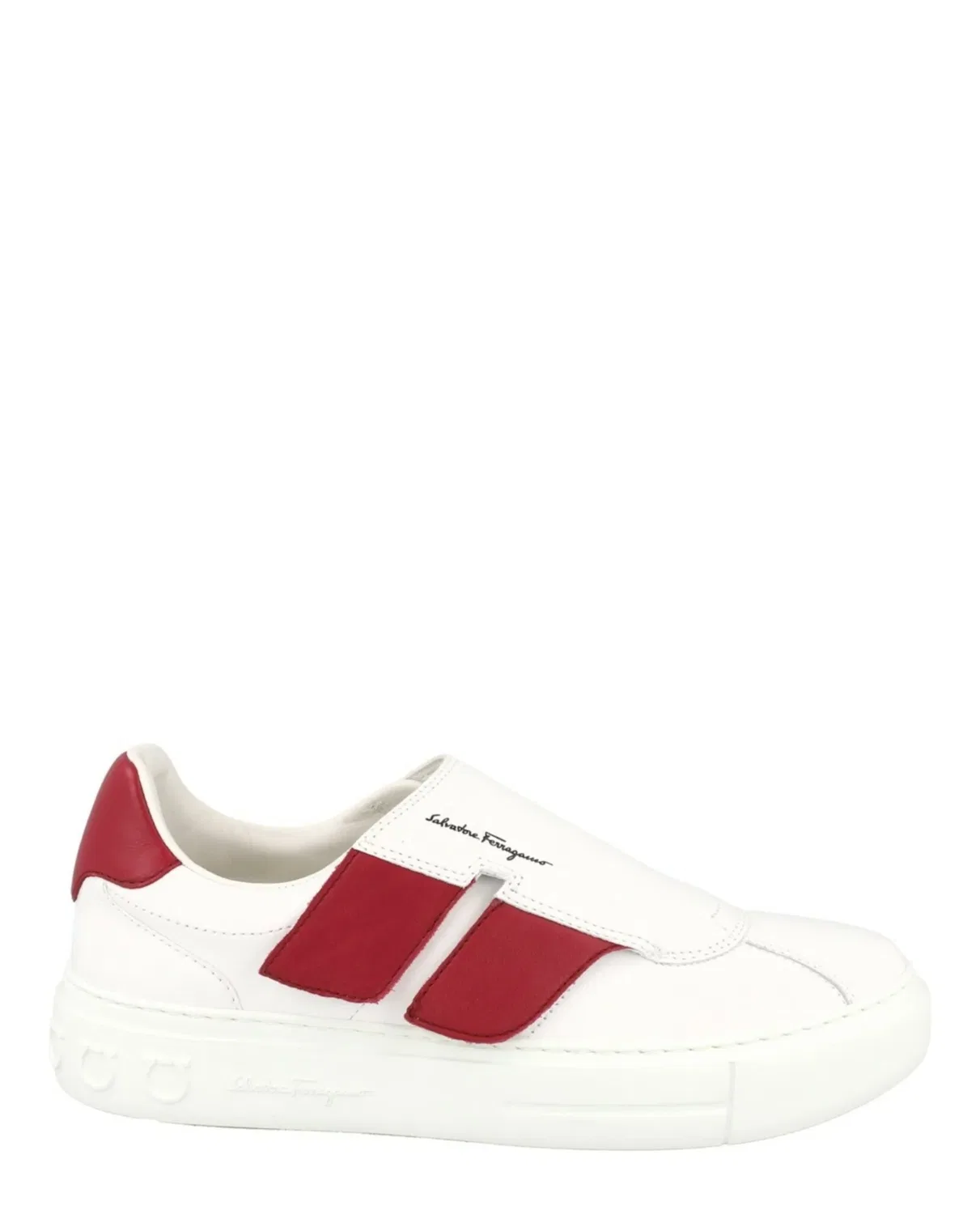 Низкие кроссовки Lima Gancini Salvatore Ferragamo, белый