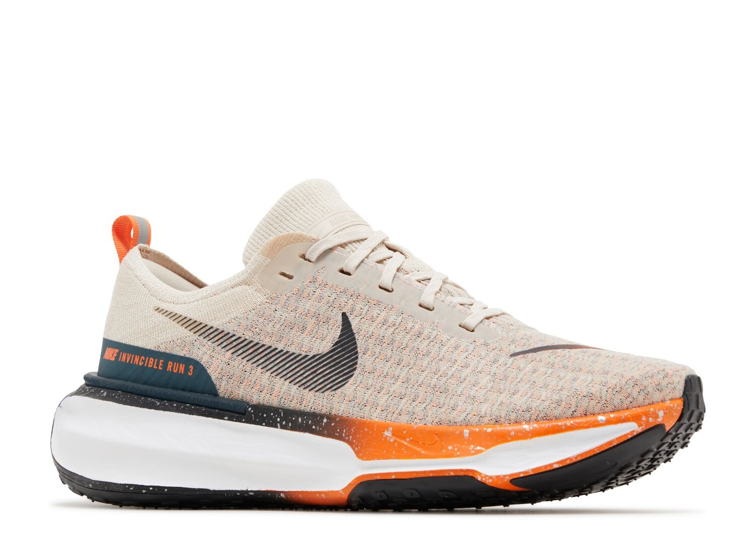 Кроссовки Nike Zoomx Invincible Run Flyknit 3 'Oatmeal Safety Orange', кремовый — фото 2