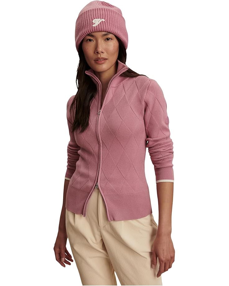 

Женский свитер Varley Barthe Zip Through Knit, Mauve Orchid