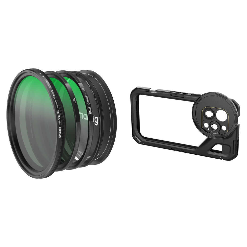 

SmallRig Mobile Video Cage for iPhone 15 Pro Max with 5-in-1