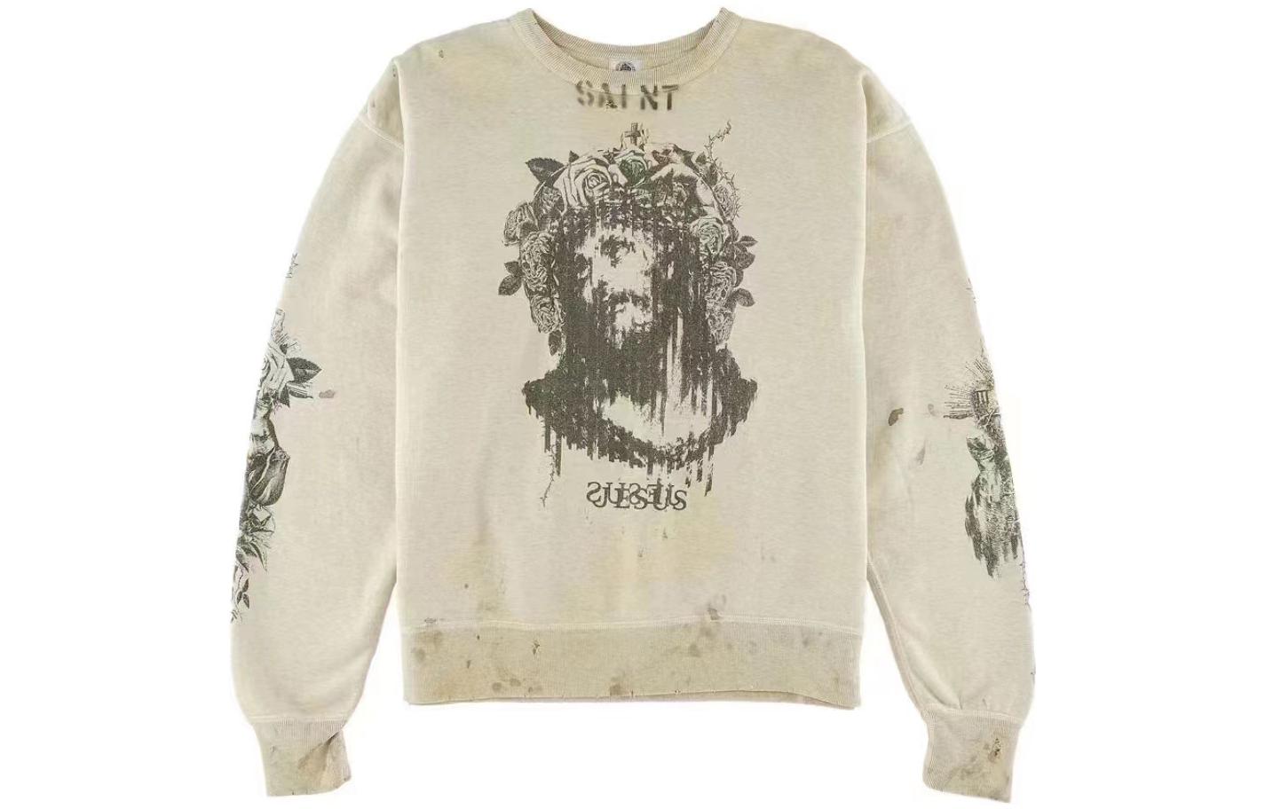 

Футболка Jesus Crewneck SAINT Mxxxxxx, хаки