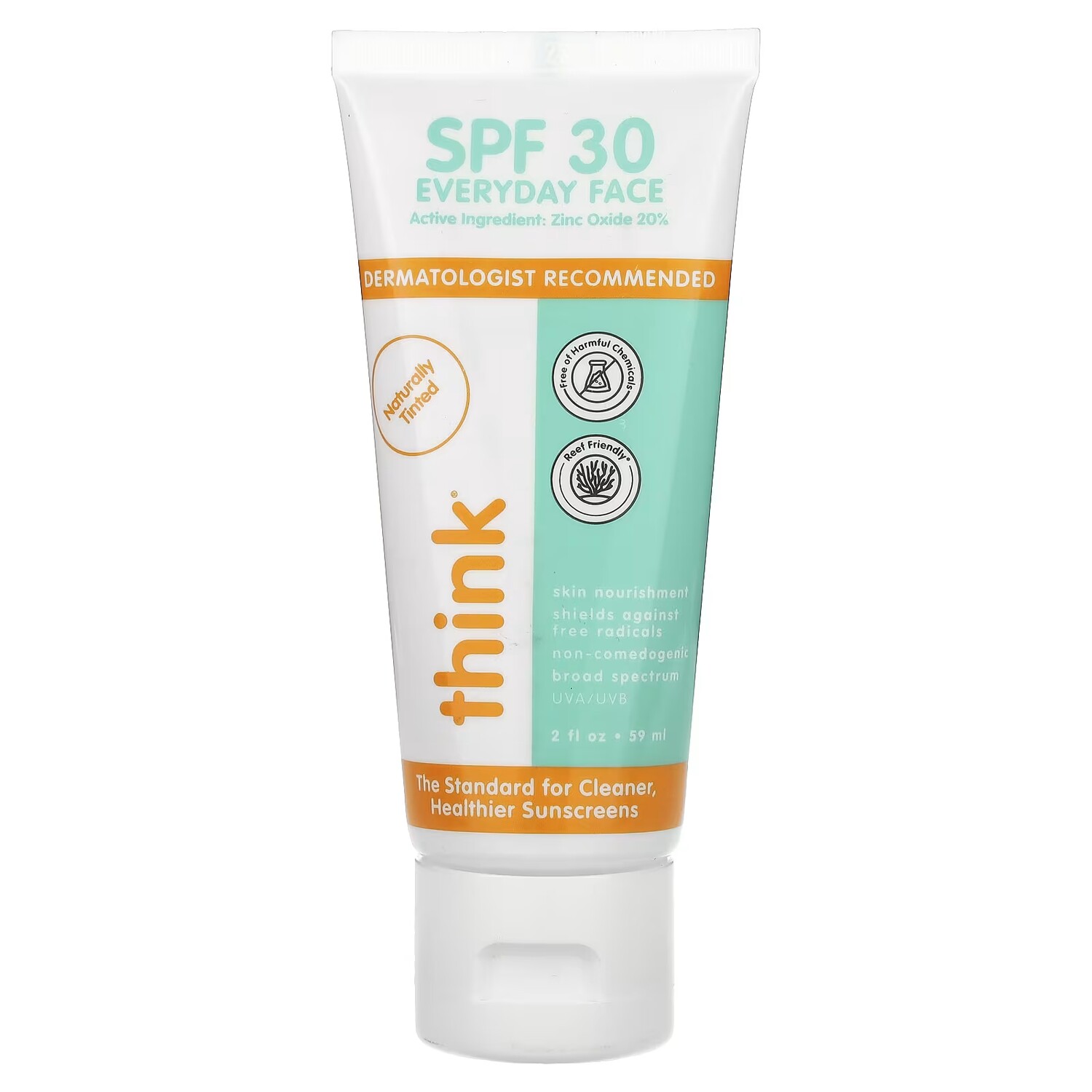 

Крум think Everyday Face SPF 30+ Natural Tinted тонизирующий, 59 мл