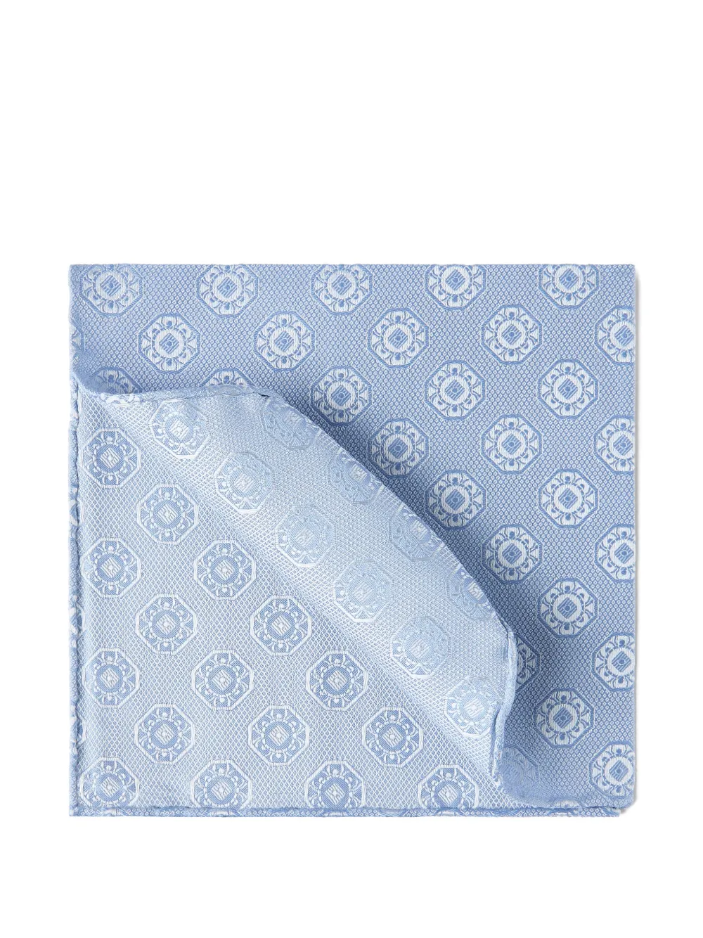 

Шелковый платок-паше medallion Brunello Cucinelli, синий