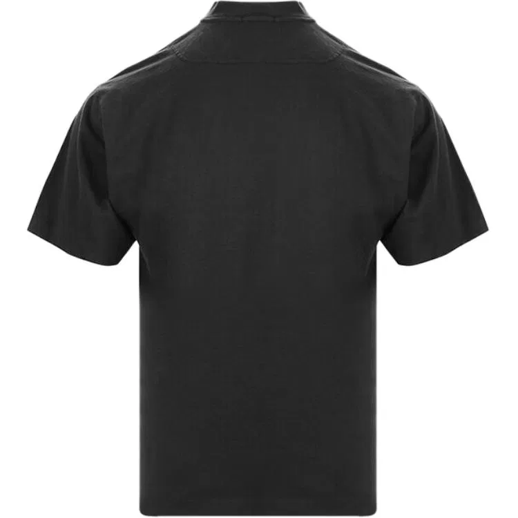 Поло мужское черное moderate straight fit STONE ISLAND, Black — фото 3
