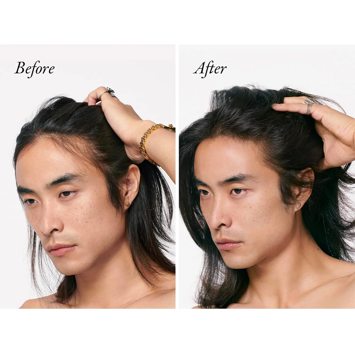 Шампунь Oribe Serene Scalp Densifying для тонких волос - придает объем, пышность и густоту, делая волосы более здоровыми - уменьшает выпадение и стимулирует кожу головы - с Capixyl - 240 мл — фото 4
