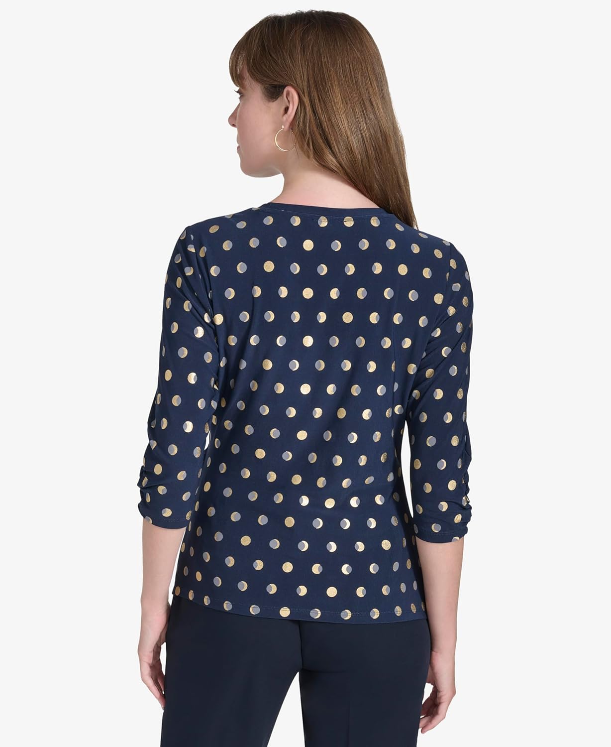 Женский трикотажный топ Tommy Hilfiger Twist, Midnight Multi — фото 4