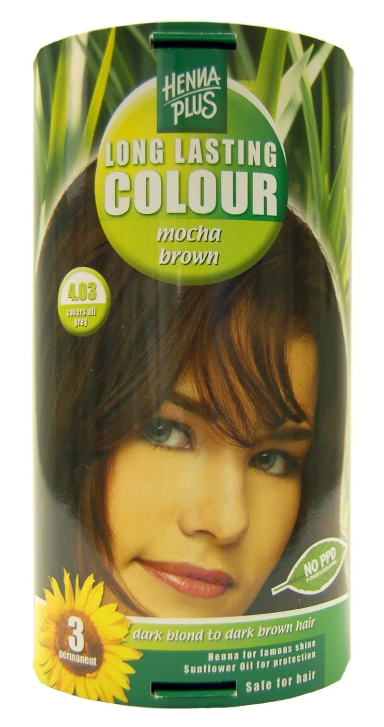 Стойкая краска для волос Hennaplus Long Lasting Colour Hennaplus, Brown