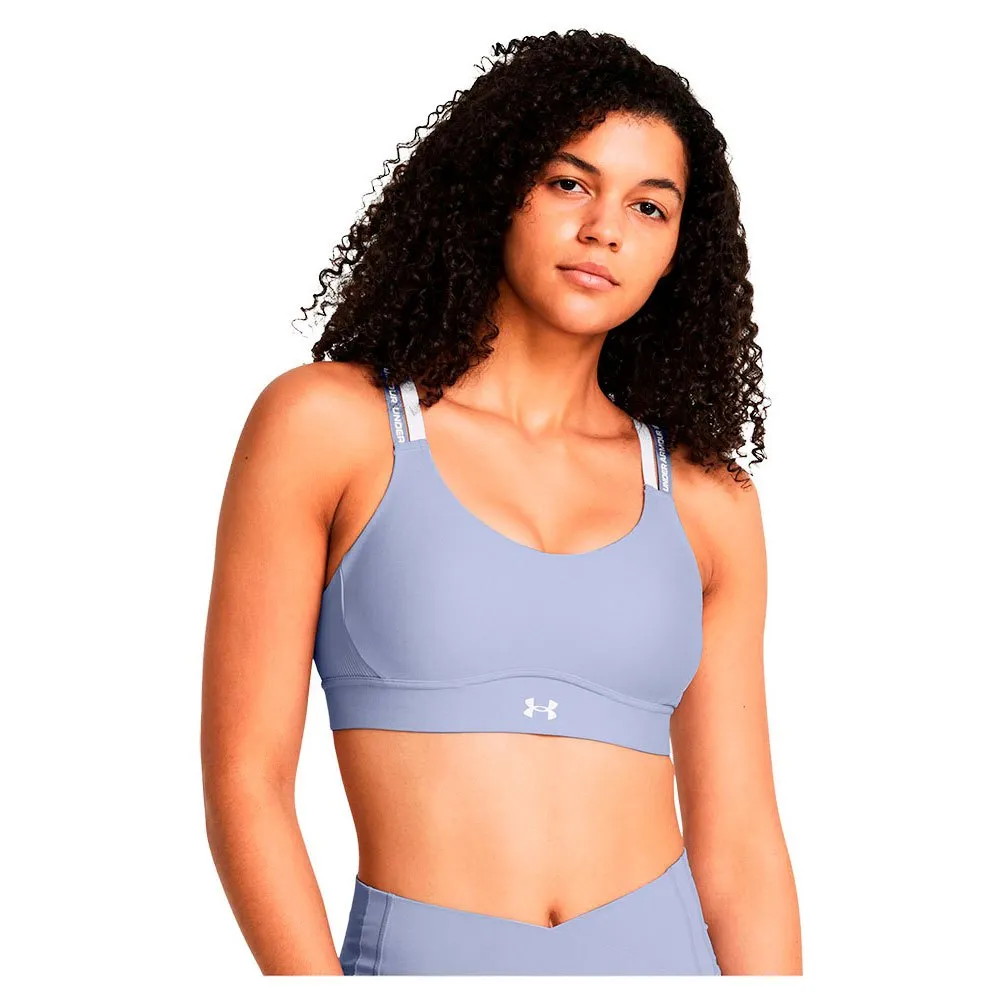 

Спортивный топ Under Armour Infinity 2.0 Rib medium support, серый