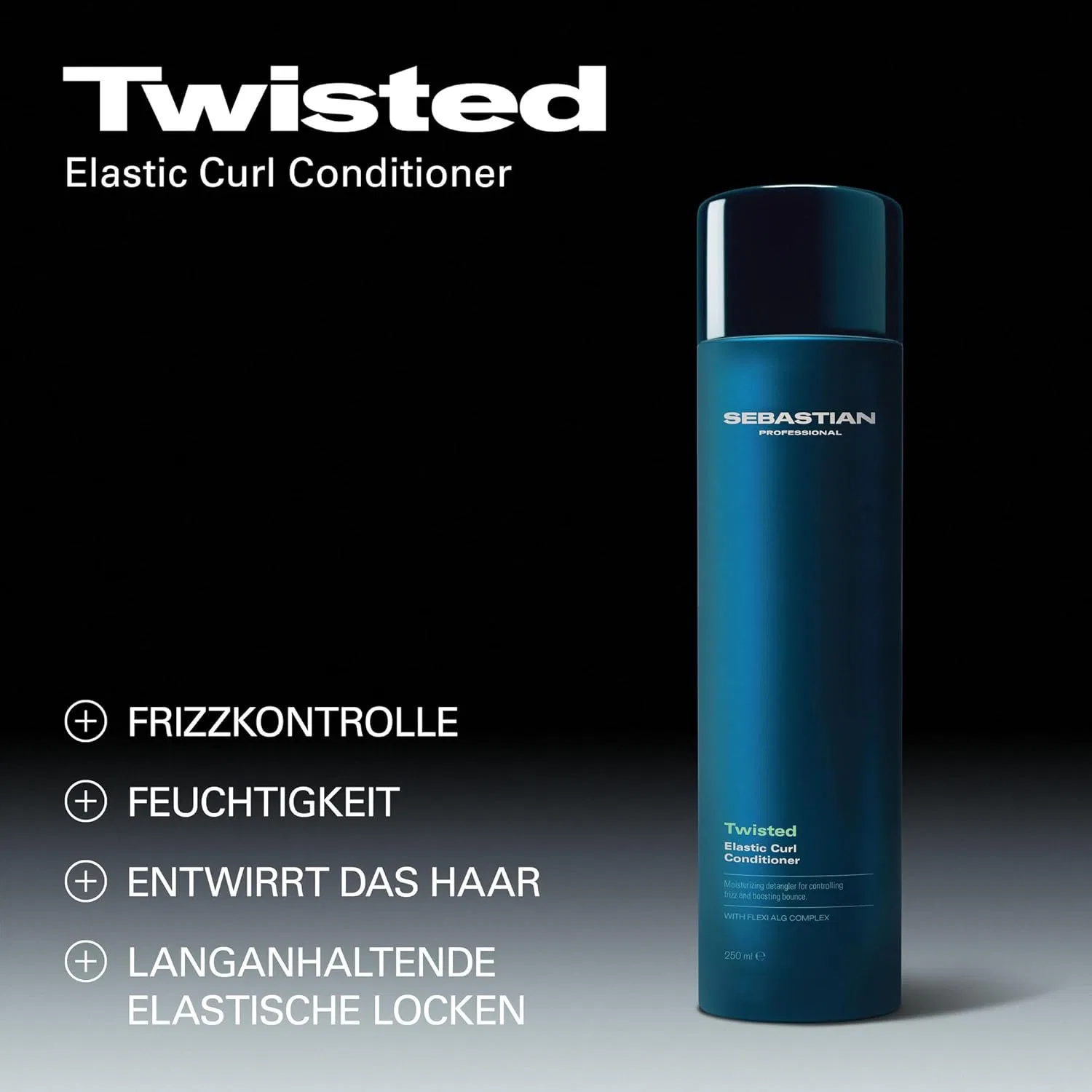 Увлажняющий кондиционер Twisted Elastic Curls от Sebastian Professional для вьющихся волос, 1000 мл Sebastian — фото 2