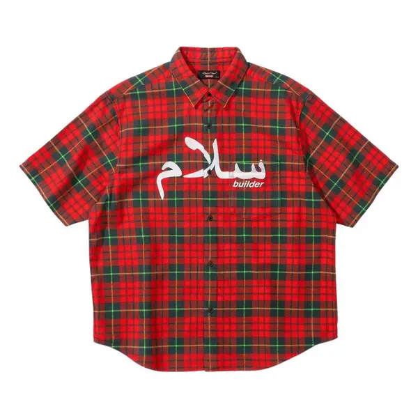 

Рубашка ss23 week6 arabic logo flannel shirt 'red' Supreme, красный