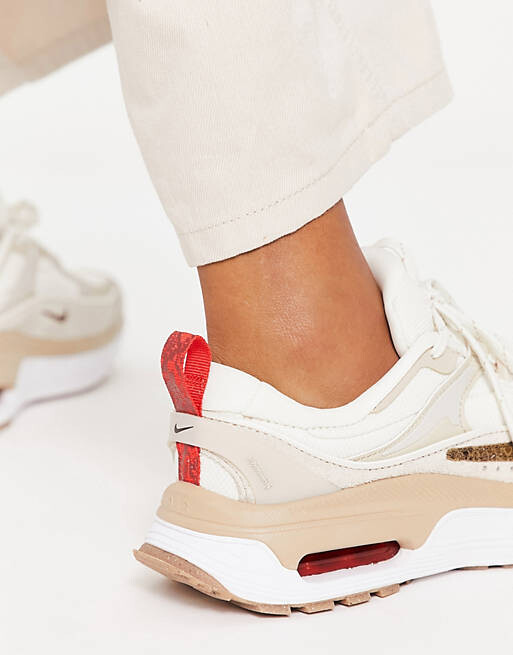 

Кроссовки Nike Air Max Bliss цвета слоновой кости и камня