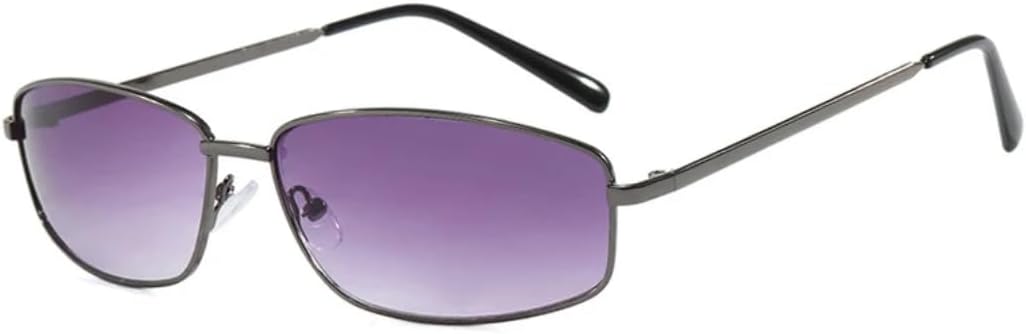 

Винтажные женские солнцезащитные очки в маленькой металлической оправе, модные хип-хоп, с защитой от УФ-излучения UV400, для вождения и путешествий VVTWSSW, Gray Gradient Gray