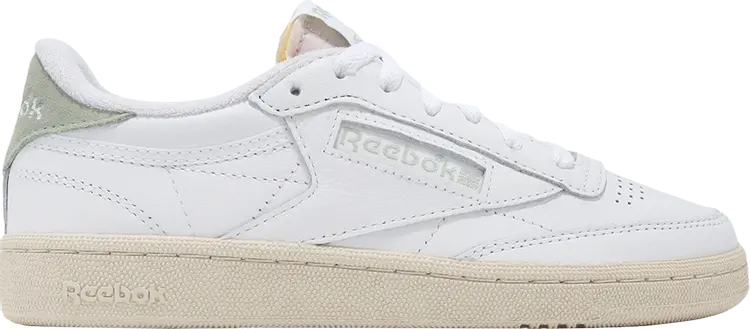 Кроссовки Wmns Club C 85 Vintage 'White Vintage Green', белый