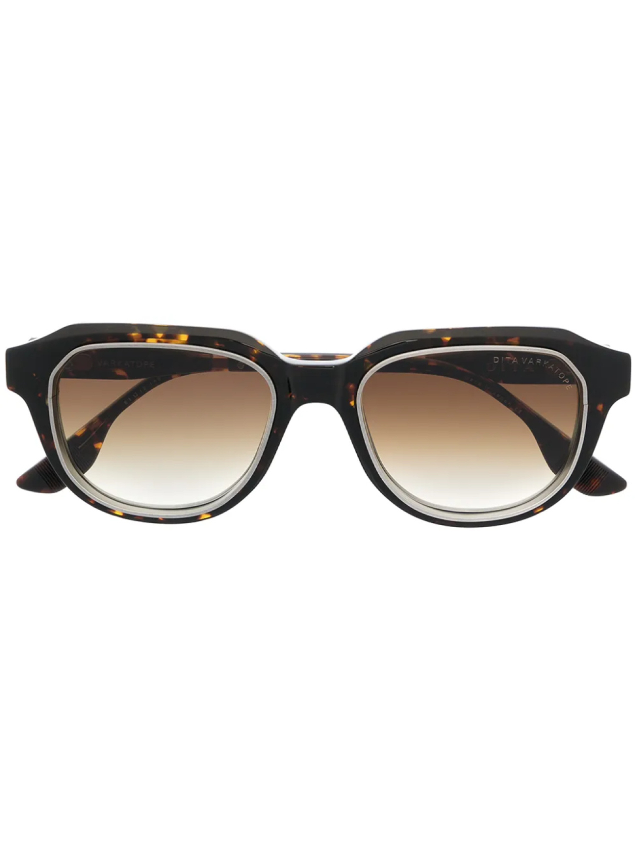 

Dita Eyewear очки в оправе черепаховой расцветки, коричневый
