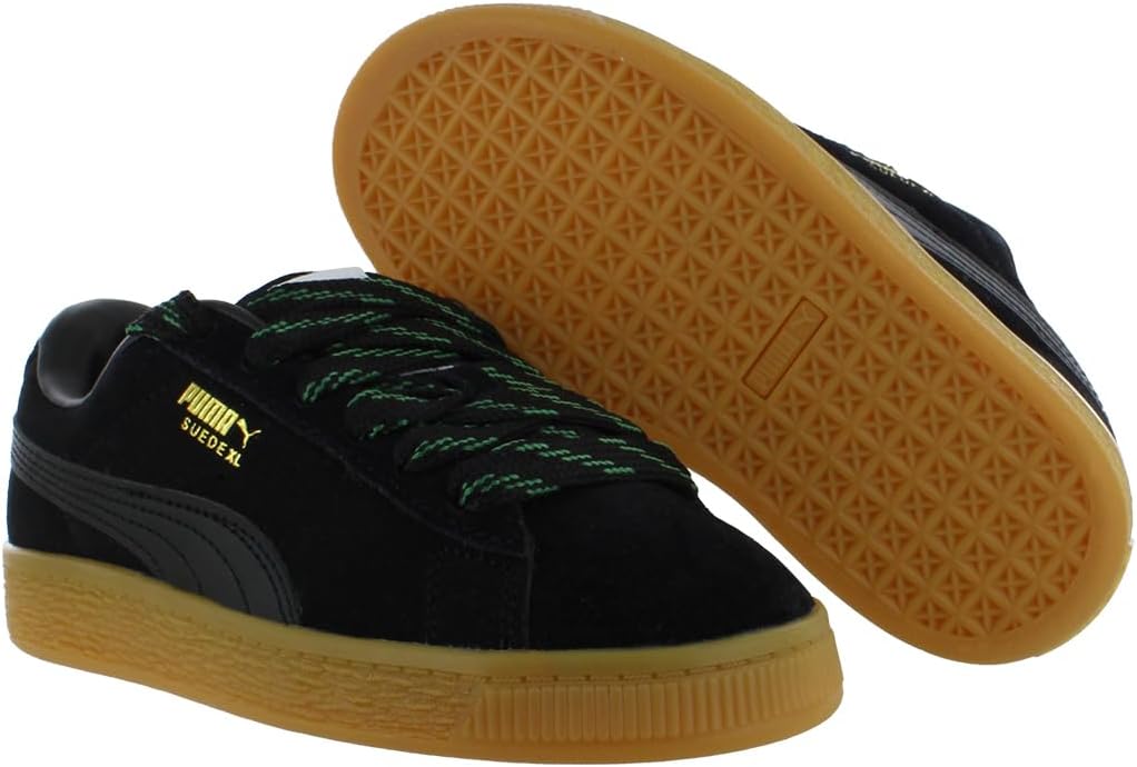 Детские кроссовки Puma Suede XL (унисекс/детские), белый/черный — фото 4