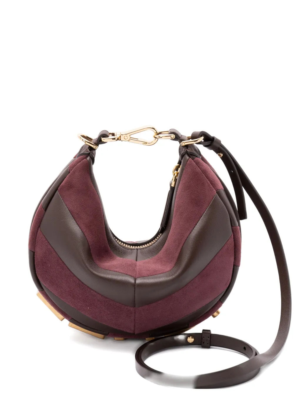 

Сумка через плечо с панелями FENDI, красный