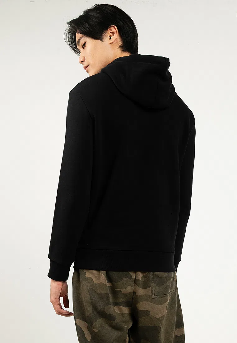 Худи Script, Perfect Fit Superdry, черный — фото 2