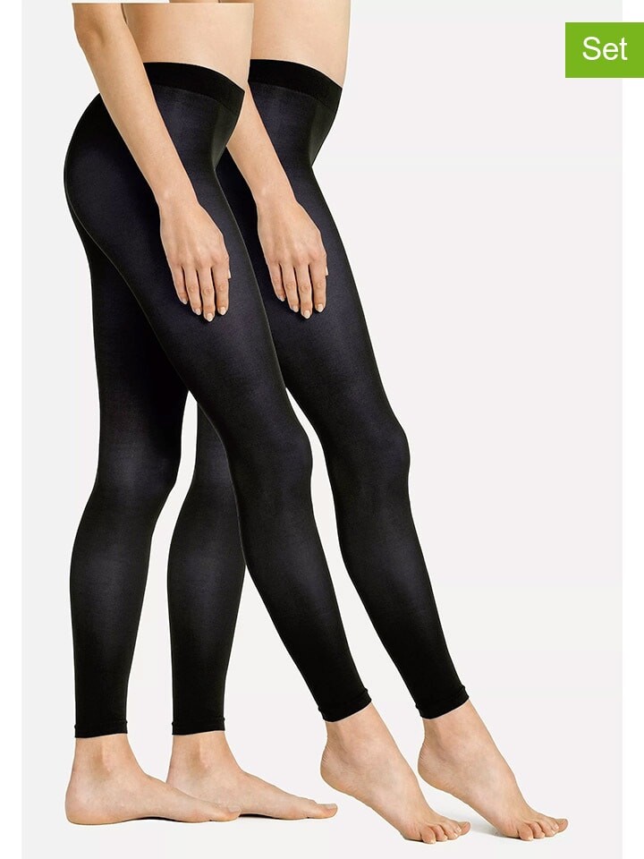 

Леггинсы s.Oliver 2er-Set: Leggings, черный