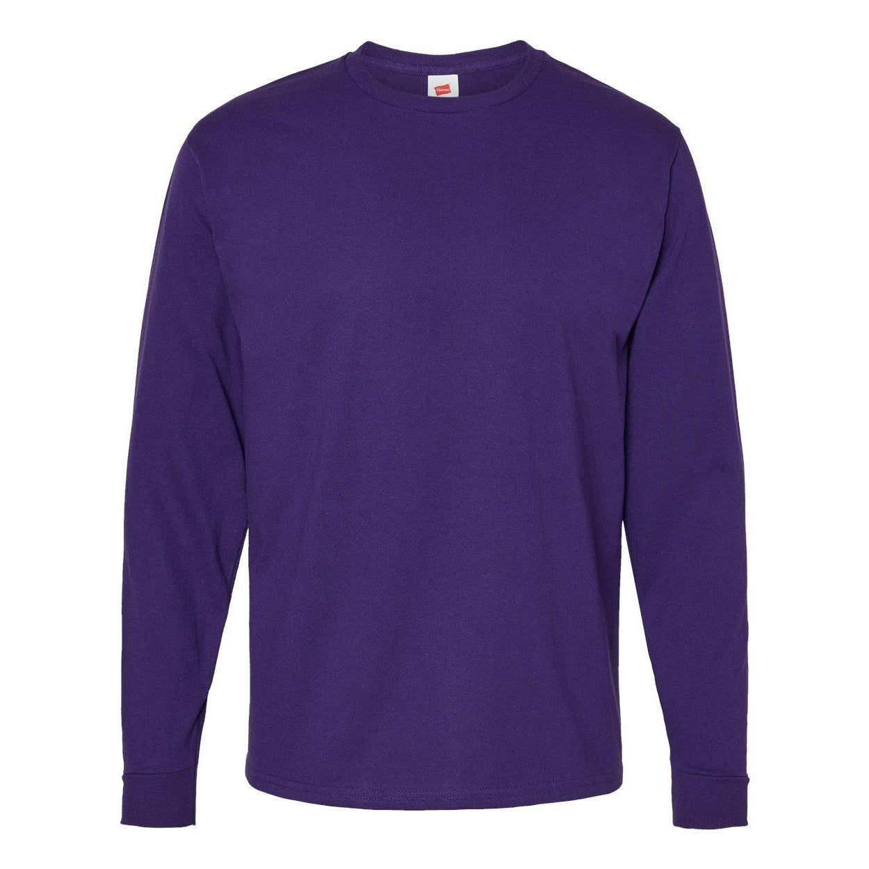 

Футболка Hanes Essential-T с длинным рукавом, цвет athletic purple