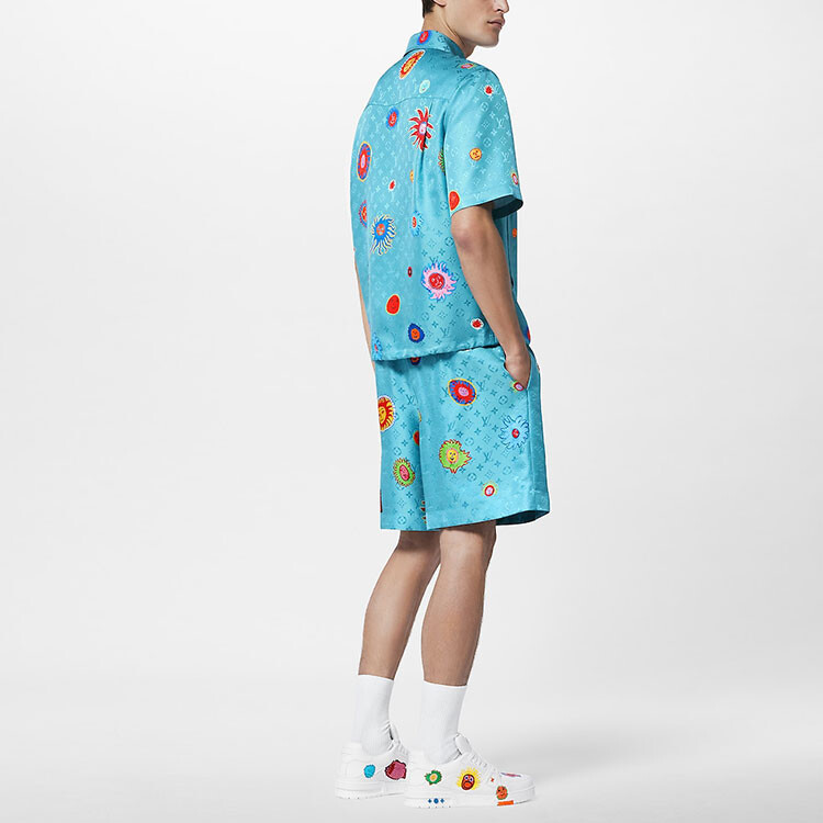 Шорты мужские Louis Vuitton x Yayoi Kusama, синий — фото 3
